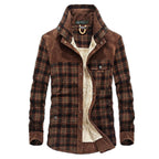 Men's Checked Cotton-Blend Jacket