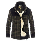 Men's Checked Cotton-Blend Jacket