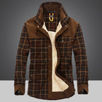 Men's Checked Cotton-Blend Jacket