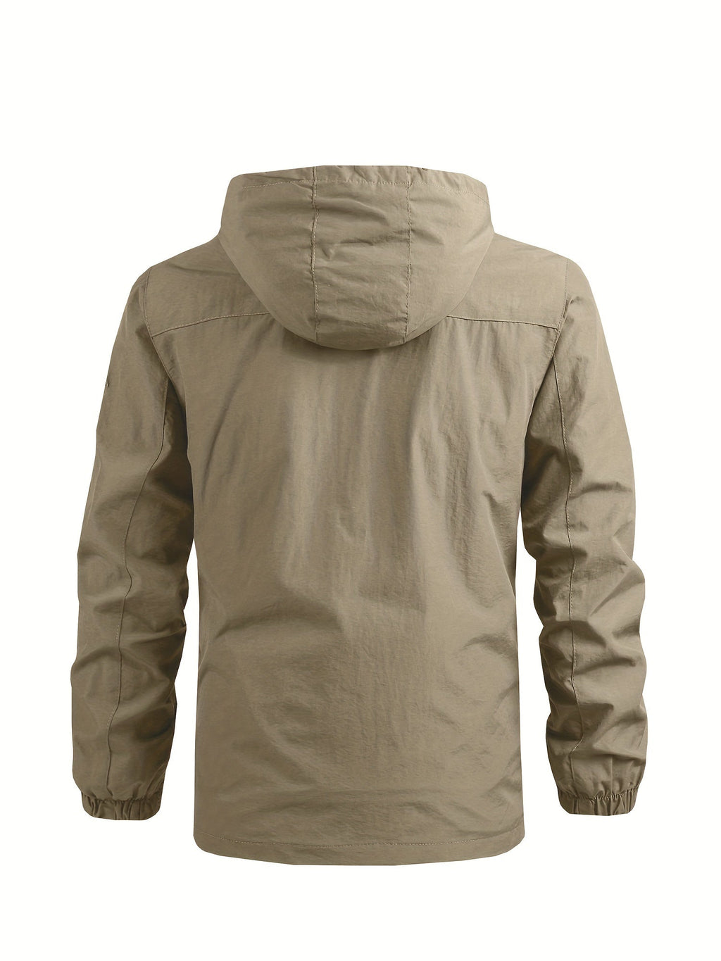 Men's Windbreaker with Detachable Hood
