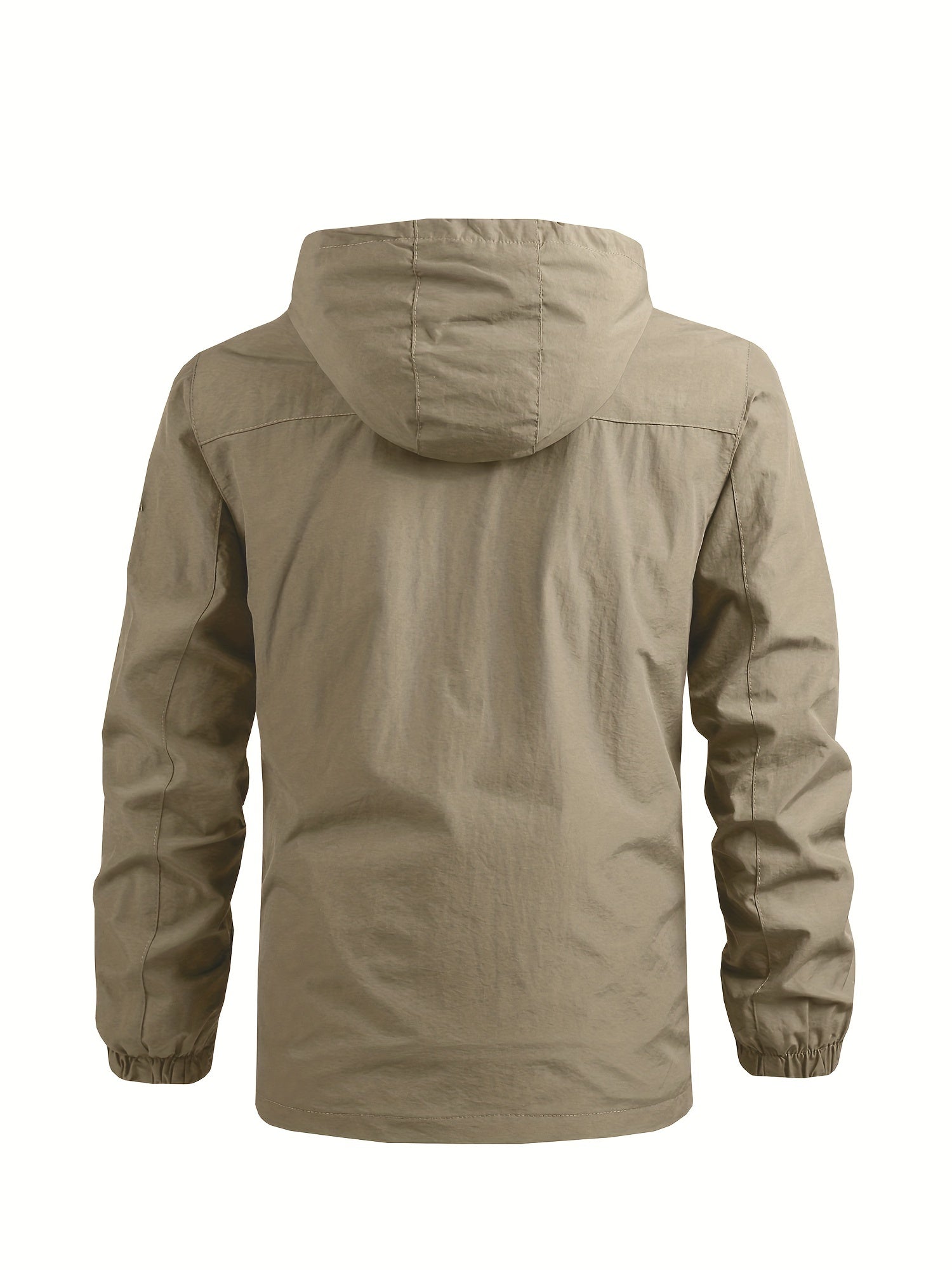 Men's Windbreaker with Detachable Hood