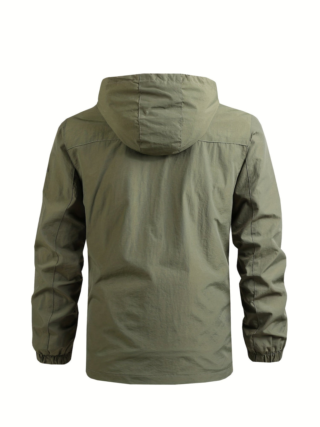 Men's Windbreaker with Detachable Hood