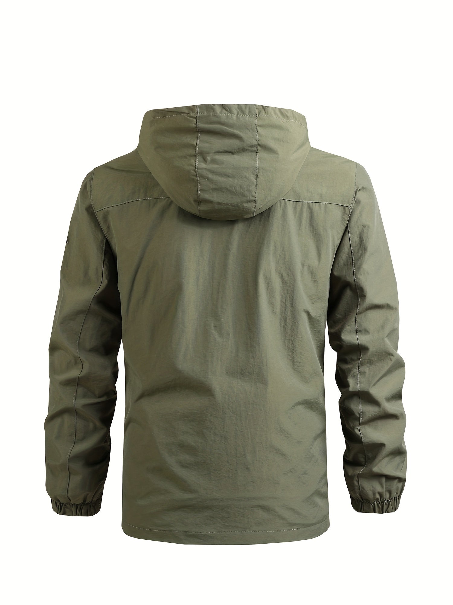 Men's Windbreaker with Detachable Hood