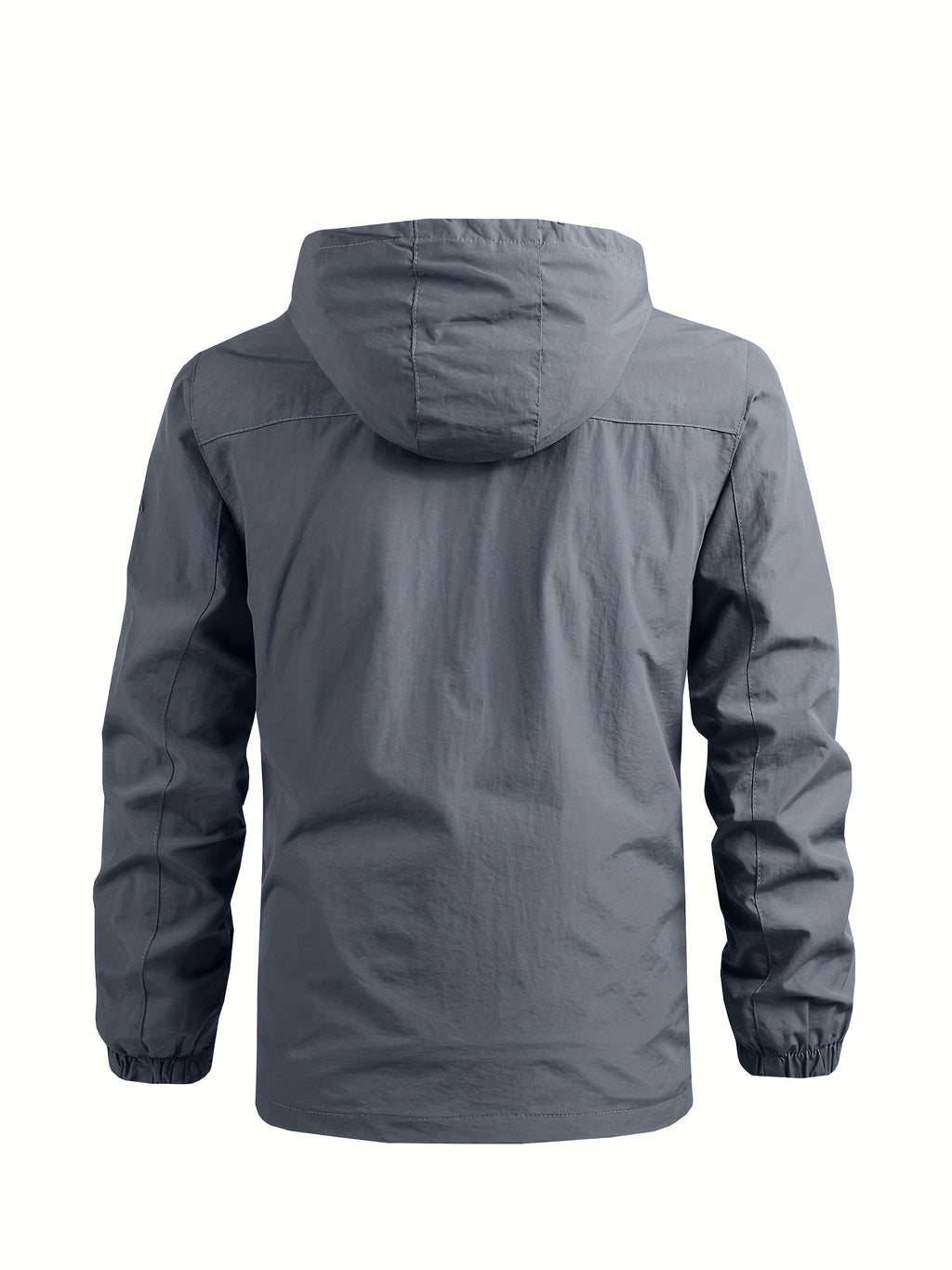 Men's Windbreaker with Detachable Hood