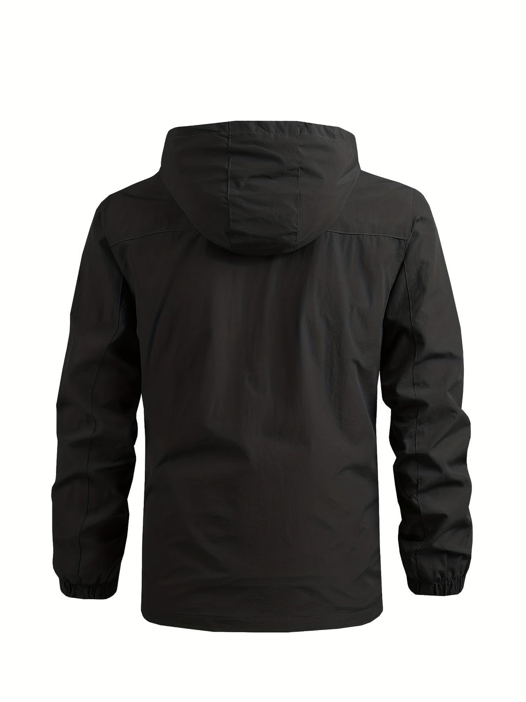 Men's Windbreaker with Detachable Hood