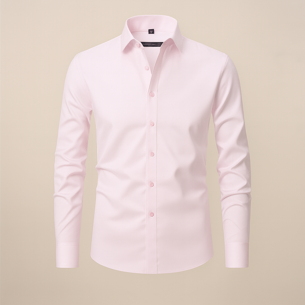 Men's Wrinkle-Free Formal Shirt – Point Collar, Twelve Colours