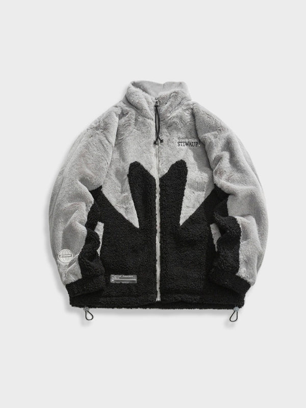 Women's Zip-front Jacket – Black/Grey