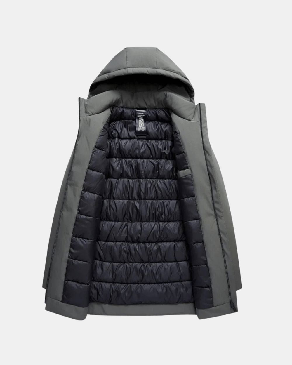Men's Insulated Hooded Parka – Long Winter Coat