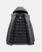 Men's Insulated Hooded Parka – Long Winter Coat