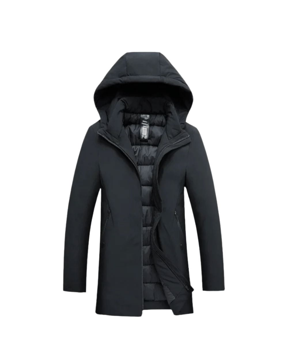 Men's Insulated Hooded Parka – Long Winter Coat