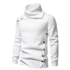 Men's Winter Funnel-Neck Sweater – Long-Sleeve Pullover