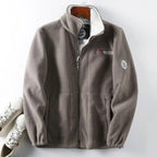 Men's Fleece Winter Jacket – Full-Zip High Collar Layer