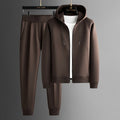 Men's Zip-Up Tracksuit – Hooded Jacket and Jogger Set
