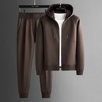 Men's Zip-Up Tracksuit – Hooded Jacket and Jogger Set