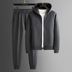 Men's Zip-Up Tracksuit – Hooded Jacket and Jogger Set