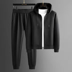 Men's Zip-Up Tracksuit – Hooded Jacket and Jogger Set
