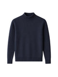 Men's Slim-fit Jumper with Mock Neck