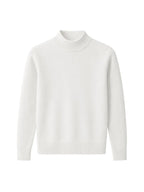 Men's Slim-fit Jumper with Mock Neck