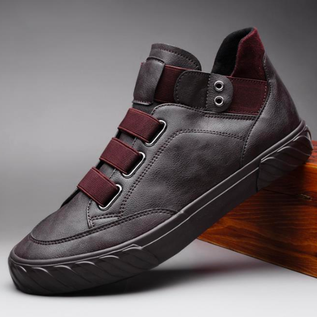 Men's Smart Leather Trainers
