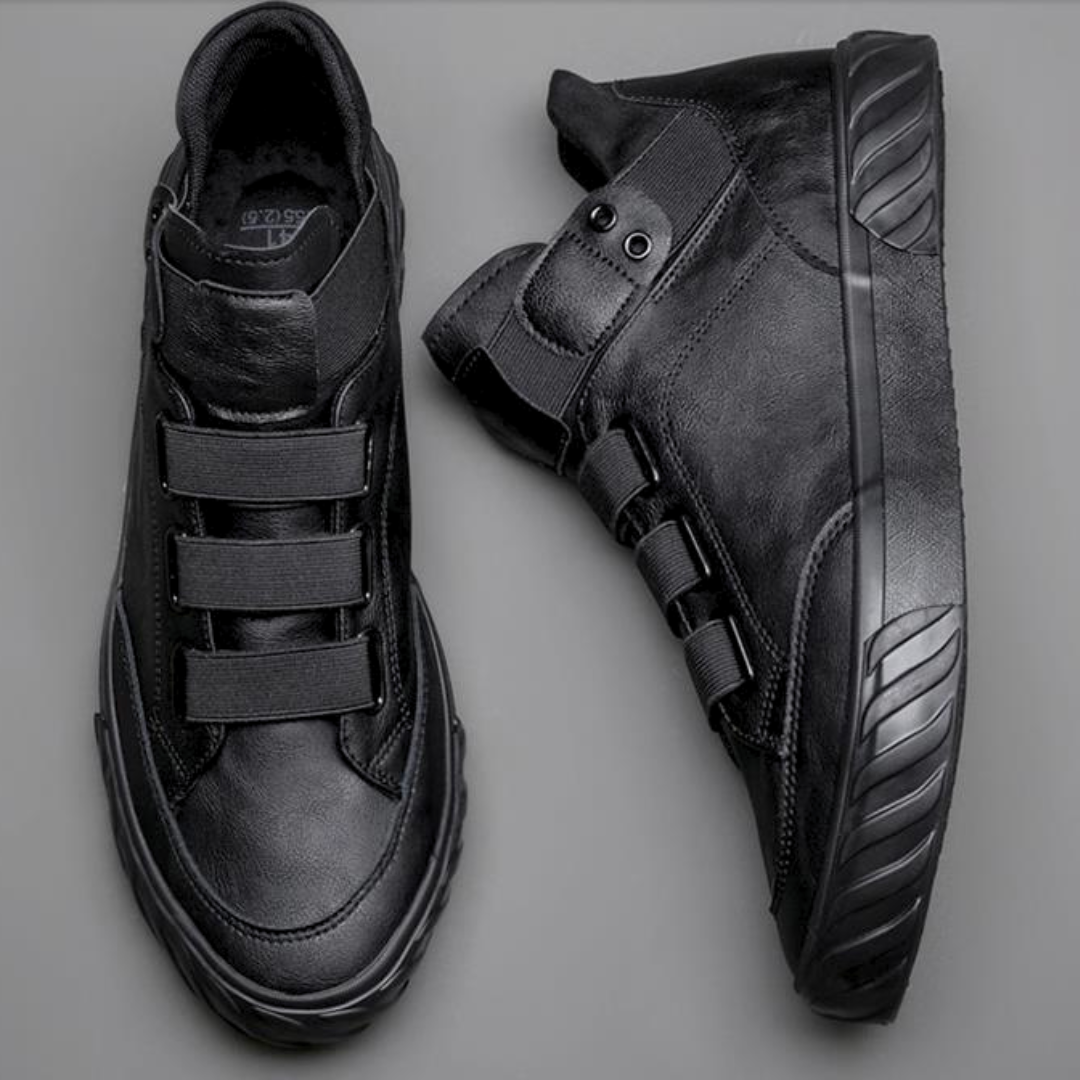 Men's Smart Leather Trainers