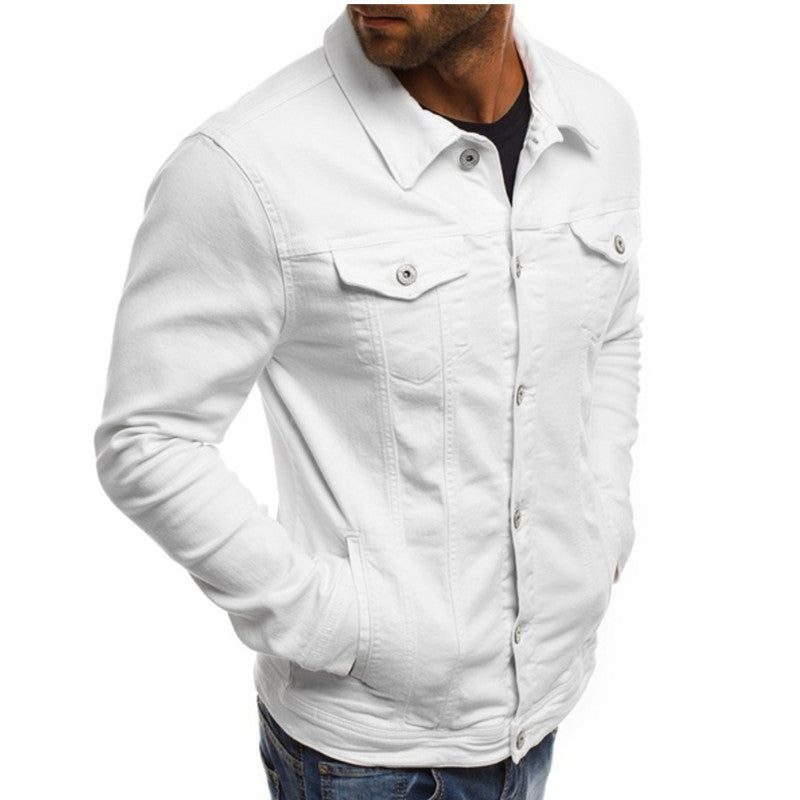 Men's Long-sleeve Trucker Jacket – Green