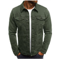 Men's Long-sleeve Trucker Jacket – Green