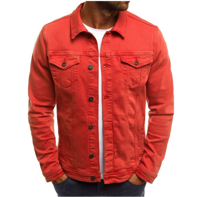 Men's Long-sleeve Trucker Jacket – Green