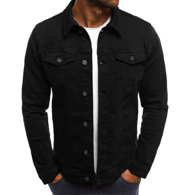 Men's Long-sleeve Trucker Jacket – Green