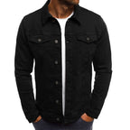 Men's Long-sleeve Trucker Jacket – Green