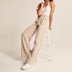 Women's Wide-leg Trousers – Blue