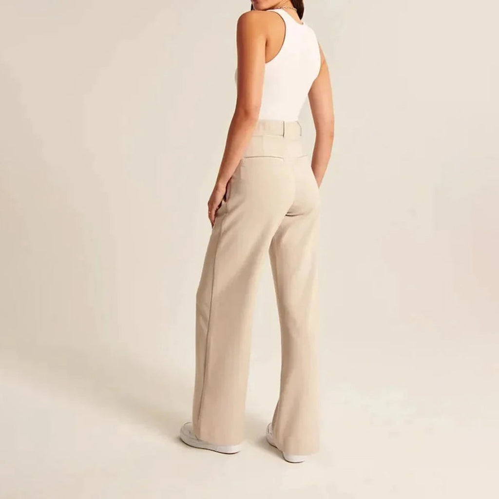 Women's Wide-leg Trousers – Blue