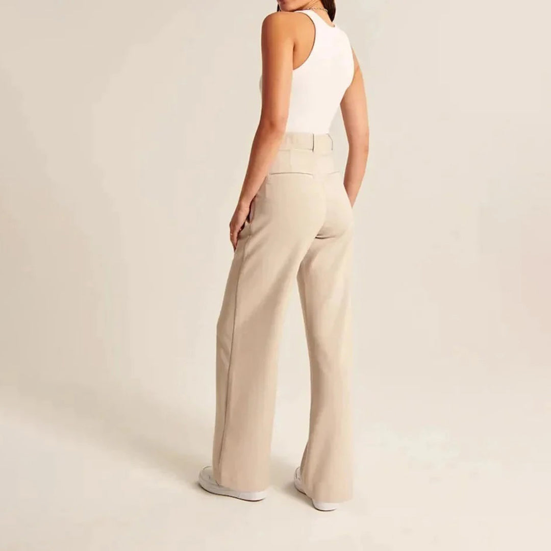Women's Wide-leg Trousers – Blue