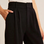 Women's Wide-leg Trousers – Blue