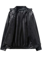 Men's Multi-Zip Faux Leather Jacket