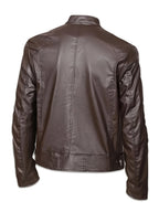 Men's Multi-Zip Faux Leather Jacket