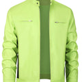 Men's Multi-Zip Faux Leather Jacket