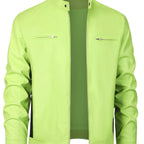 Men's Multi-Zip Faux Leather Jacket