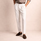 Men's Tailored Pleated Trousers – Relaxed Vintage Fit