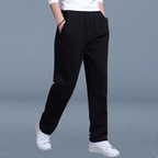 Men's Wide-Leg Cotton Joggers