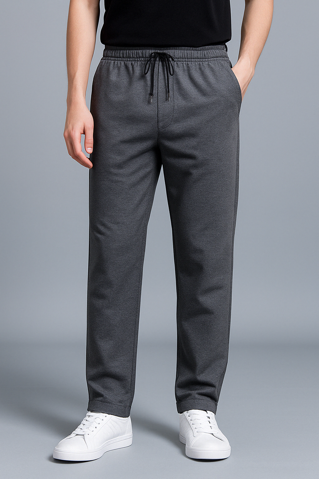 Men's Wide-Leg Cotton Joggers