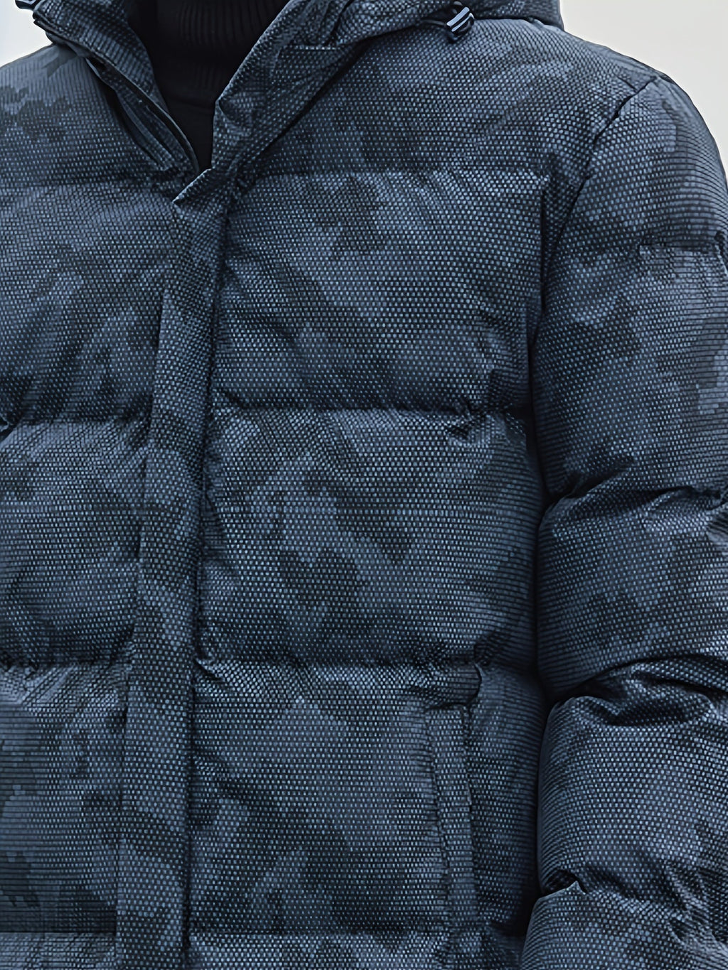 Men's Camouflage Winter Jacket with Hood