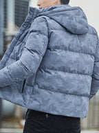 Men's Camouflage Winter Jacket with Hood