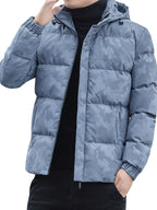 Men's Camouflage Winter Jacket with Hood
