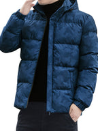 Men's Camouflage Winter Jacket with Hood