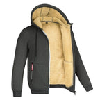 Men's Zip-front Cardigan with hood