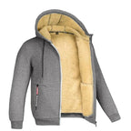 Men's Zip-front Cardigan with hood