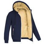 Men's Zip-front Cardigan with hood