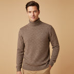 Men's Fine-Knit Turtleneck Jumper – Classic Fit