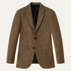 Men's Herringbone Wool-Blend Blazer – Tailored Slim Fit