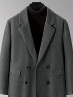 Men's Double-Breasted Winter Coat